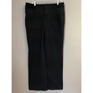 Eddie Bauer Women Pants T14 Black Slightly Curvy Fit Business Casual Career Wear